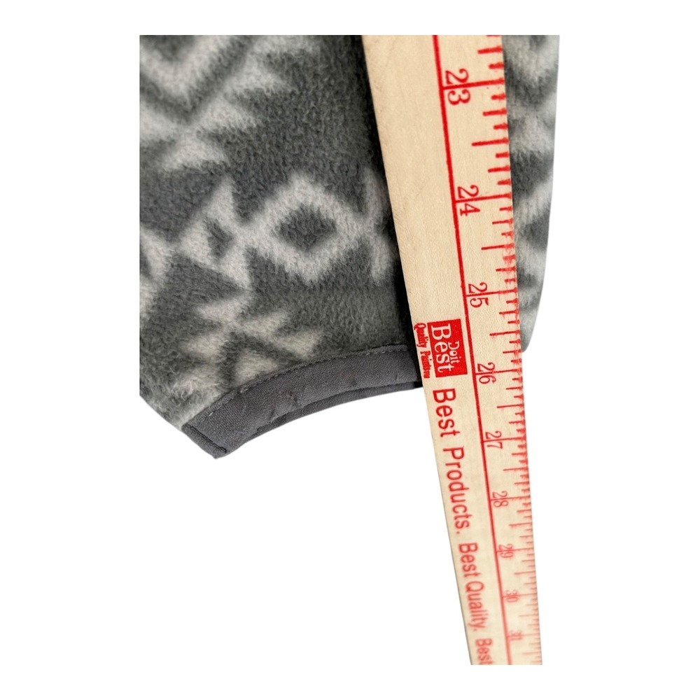 Southern Grit Pullover Fleece Aztec Geometric Navajo Western Gray Mens Medium - Picture 5 of 10
